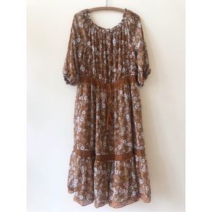 Boho Floral Maxi Dress